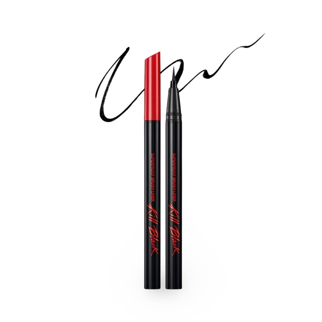 CLIO - Superproof Brush Liner Kill Black 01 Black - 0.55ml