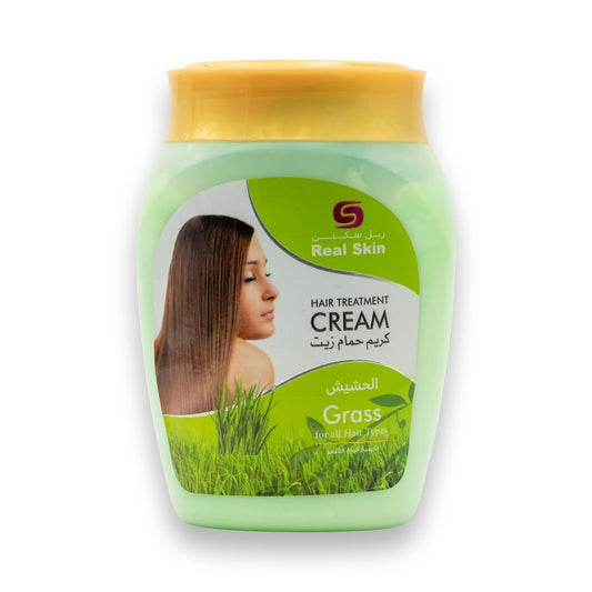 Real Skin Hair oil bath cream with Grass 1000g