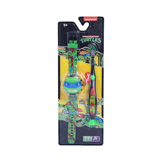 Fab Lab - Kids Toothbrush With Watch - Teenage Mutant Ninja