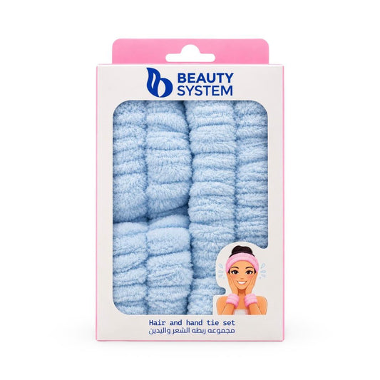 Beauty System - Hair And Hand Tie Set Blue - Bk25-201
