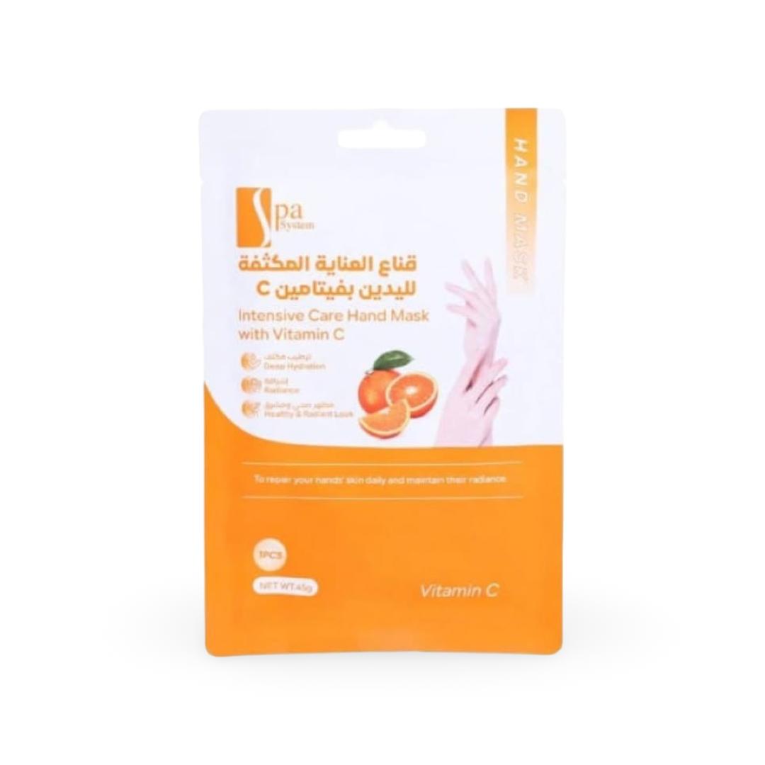 Spa System - Intensive Care Hand Mask With Vitamin C - 45g