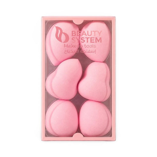 Beauty System - Makeup Sponge Set Bk23-301 - 6 Pieces