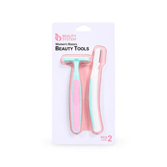 Beauty System - Face and Body Razors 2 Pieces - Bk25-089