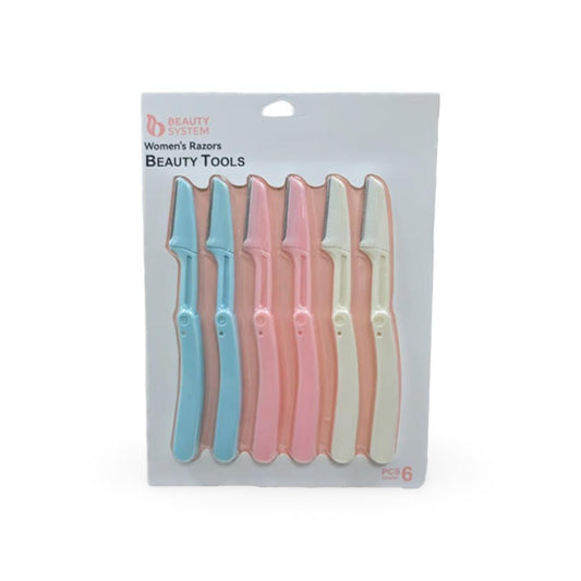 Beauty System - Women's Razors For Face 6 Pieces - Bk24-449