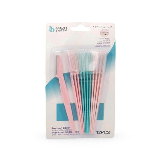 Beauty System - Beauty System - Women's Razors For Face 12 Pieces - Bk24-605