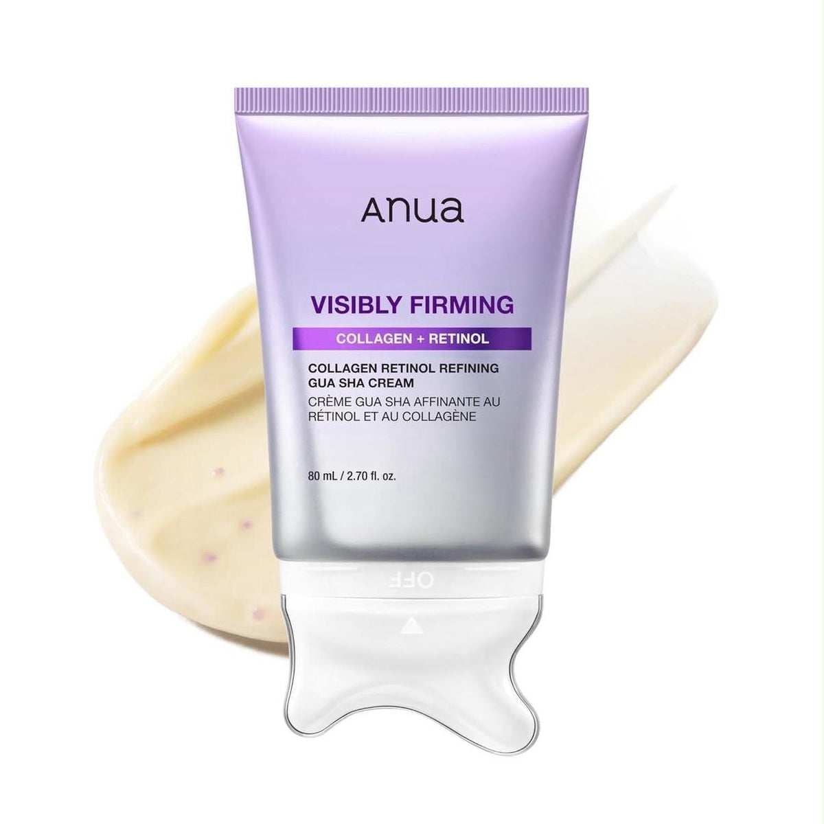 Anua - Visibly Firming Collagen Retinol Gua Sha Cream - 80ml