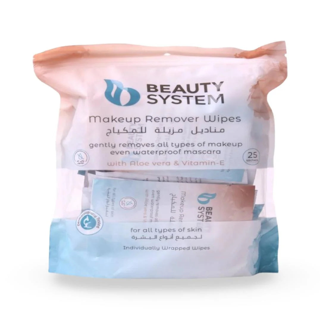 Beauty System - Makeup Remover Wipes - 25 Pcs