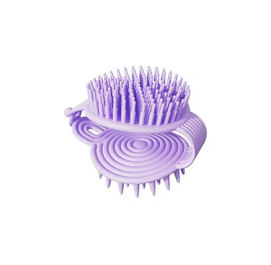 Massage Shampoo Brush Silicone - purple