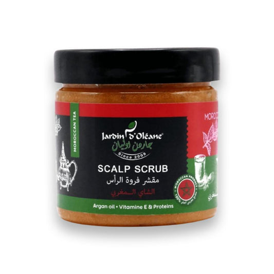 JARDIN OLEANE - SCALP SCRUB WITH MOROCCAN TEA, 250g