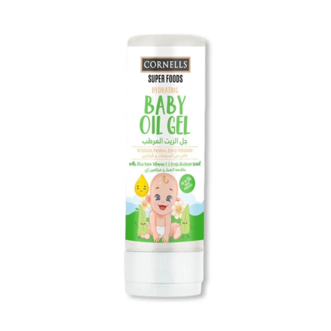 CORNELLS Baby Oil Gel with Aloe Vera - 300ml