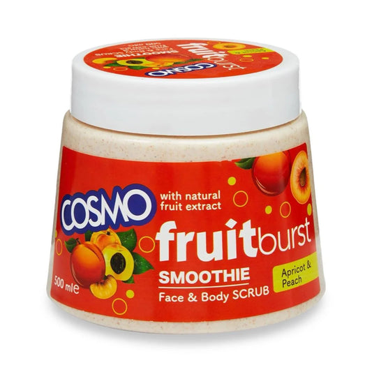 COSMO - Apricot and Peach FACE AND BODY SCRUB - 500ml