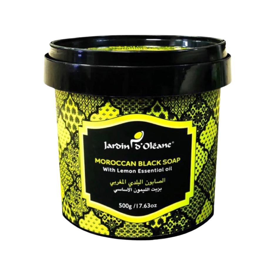 Moroccan Black Soap With Lemon Essential Oil