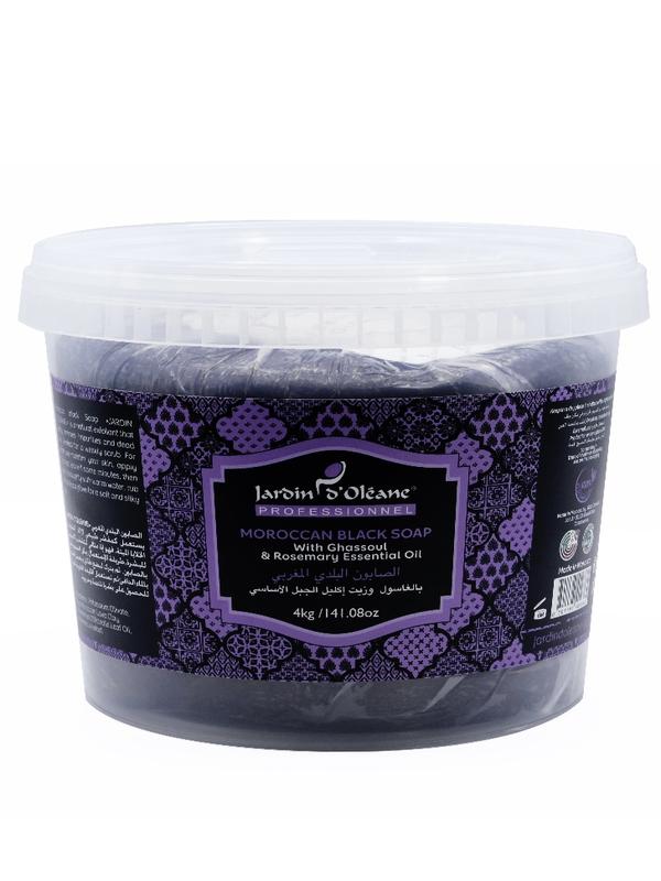 Jardin o ' Oleane - Moroccan Black Soap With Ghassoul