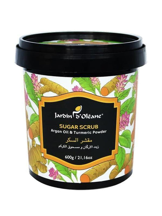 Jardin o ' Oleane - SUGAR SCRUB With Argan Oil & Turmeric Powder