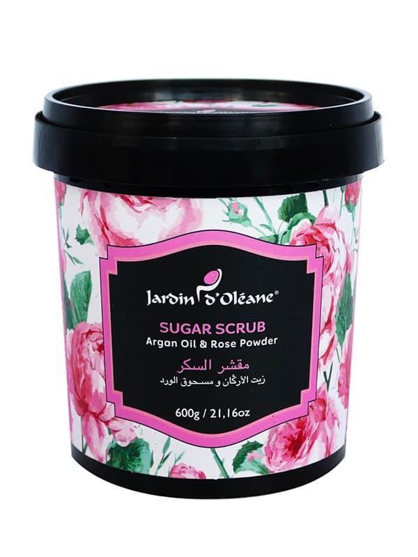 Jardin o ' Oleane - SUGAR SCRUB With Argan Oil & Rose Powder