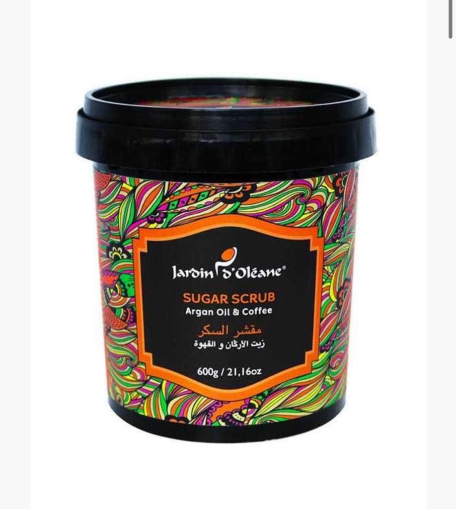 Jardin o ' Oleane - SUGAR SCRUB With Argan Oil & Coffe