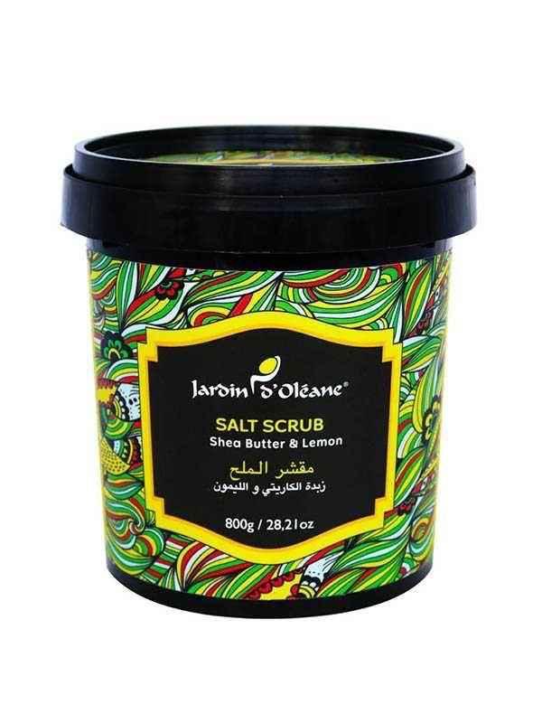 Jardin o ' Oleane - SALT SCRUB with Shea butter & Limon