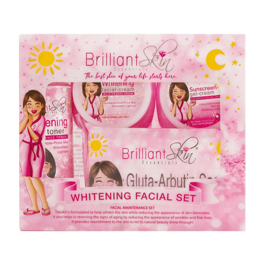 Brilliant Skin Gluta Arbutin Soap Whitening Facial SET