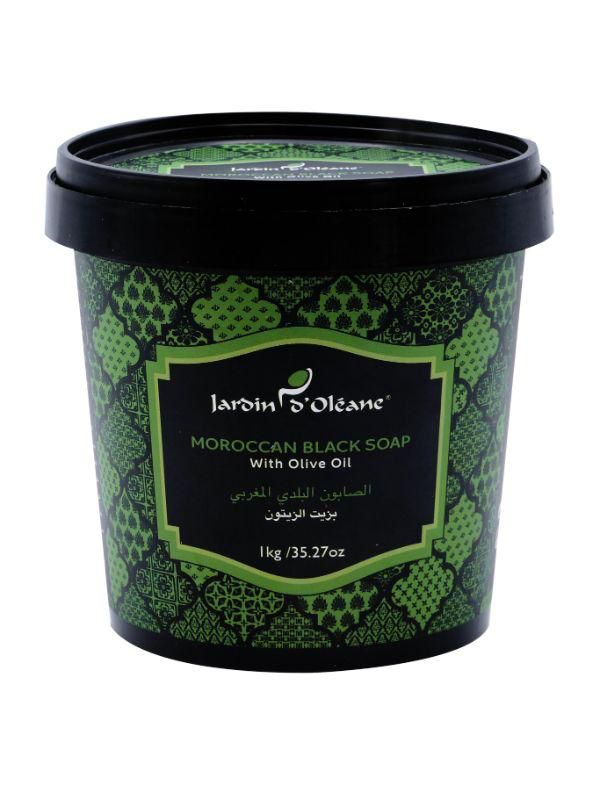 Jardin o Oleane Moroccan Black Soap With Olive Oil