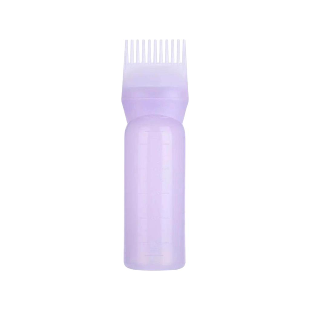 Hair Oil Measurment cup with comb - Purple