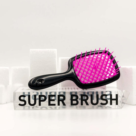 Super hair Brush - Black X Purple