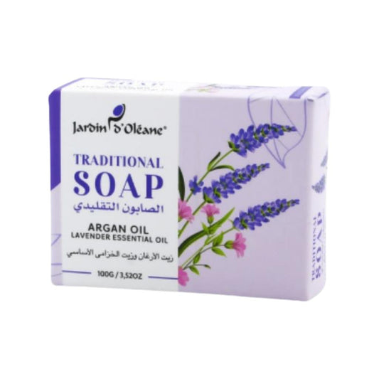 JARDIN OLEANE Traditional Soap with Argan Oil and Lavender Oil 100g