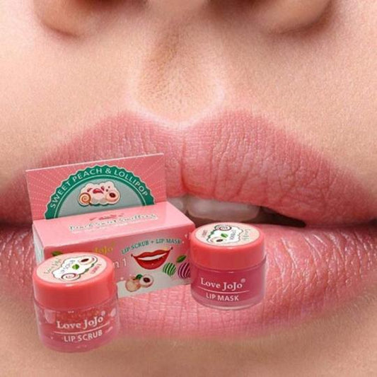 Sweet Peach Lip Scrub Lip Mask