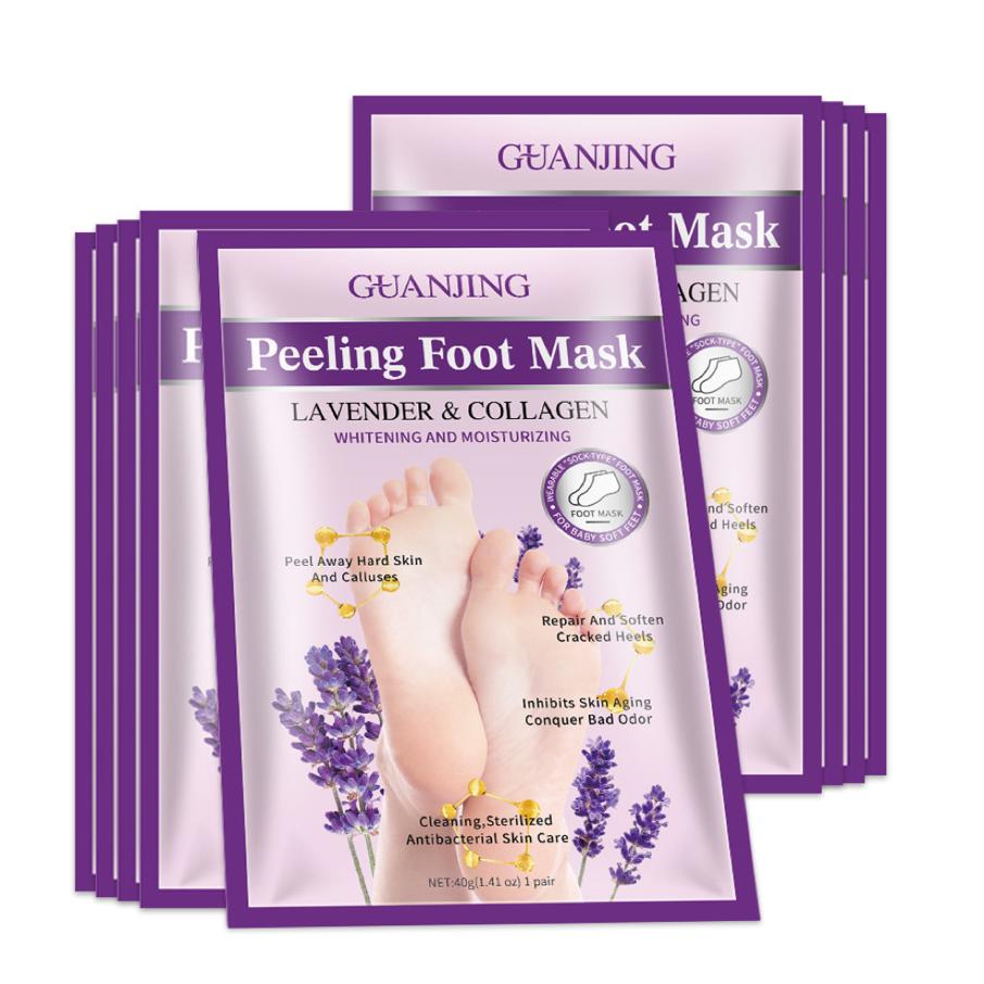 Smooth Skin with Peeling Foot Mask Lavender and Collagen