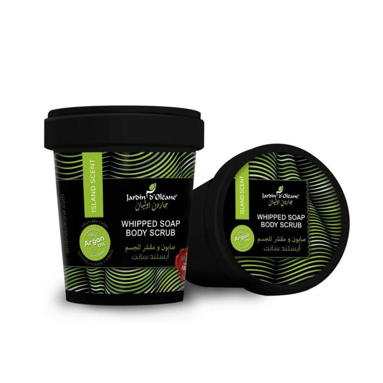 JARDIN OLEANE WHIPPED SOAP AND BODY SCRUB ISLAND SCENT 500G