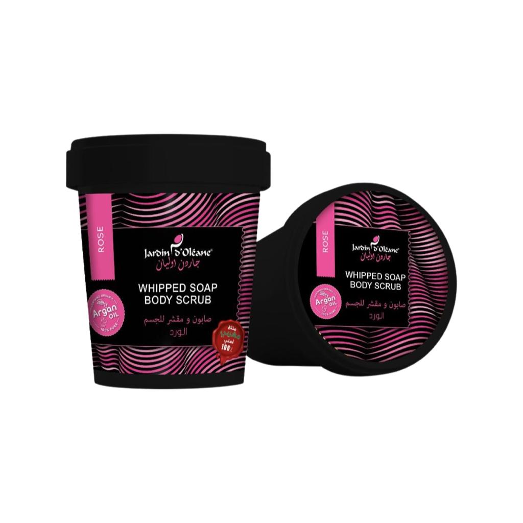 JARDIN OLEANE WHIPPED SOAP AND BODY SCRUB ROSE 500G