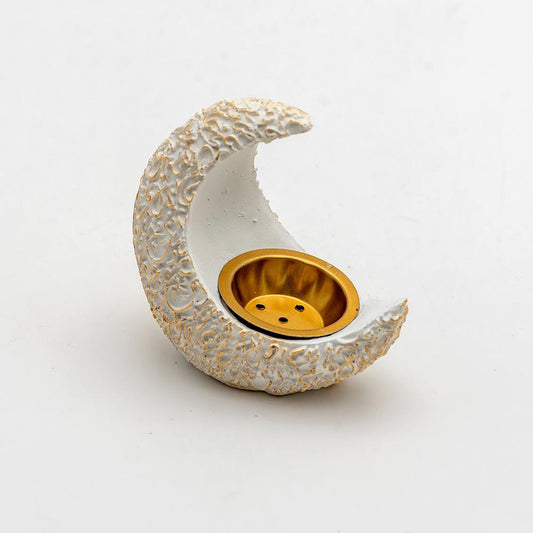 مدخن هلالي - ابيض 