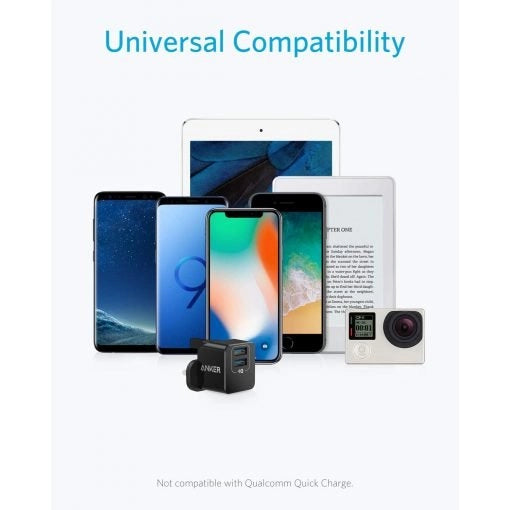 باور بورت ميني 12 وات بمنفذين يو اس بي شاحن من انكر