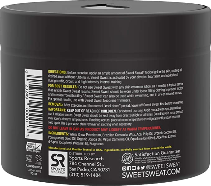 Sweet Sweat Workout Enhancer Gel 184 G