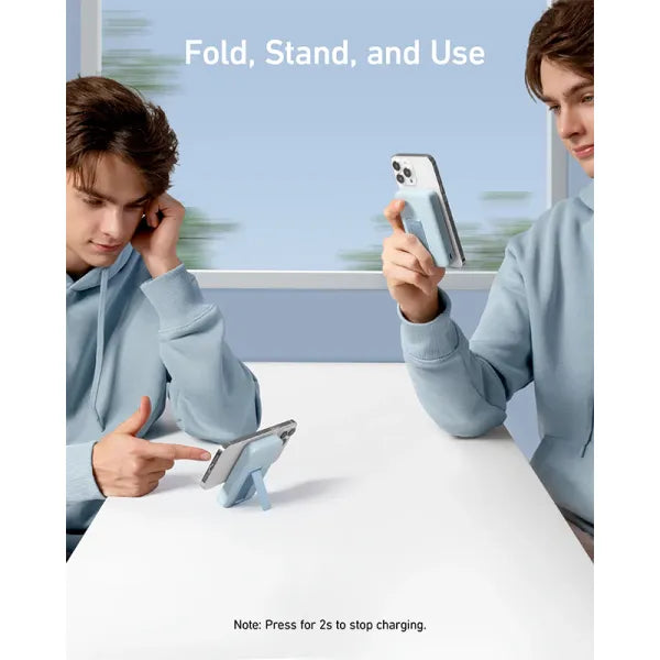 بطارية مغناطيسية 633  ماجو 10000 مللي أمبير باللون الأسود من انكر