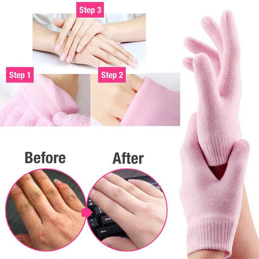 Spa Gel Gloves - pink